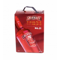 Водка Смирнов Клюква 3 литра (Smirnoff Cranberry 3л) тетрапак